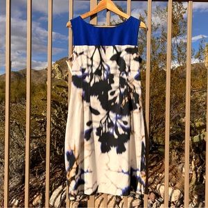 Elie Tahari Sleeveless Women’s Dress 12 Multi Color